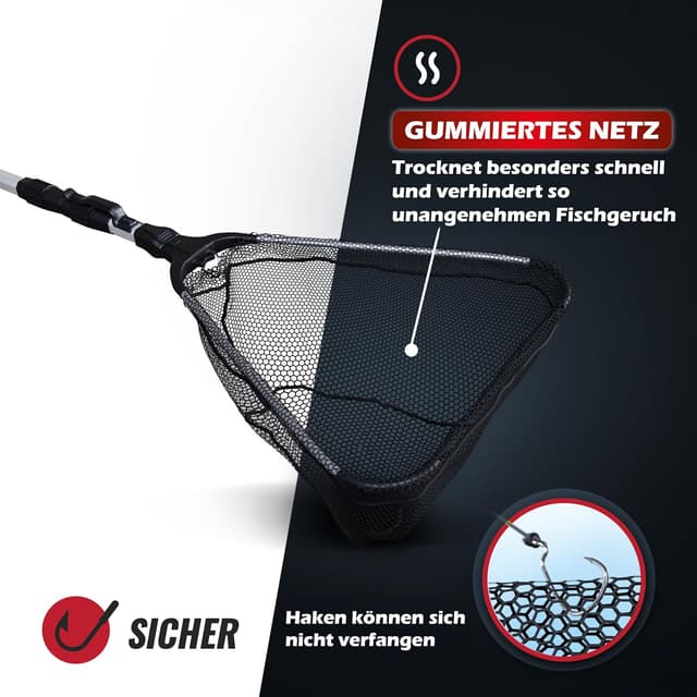 Detalle 2 de Paradox Fishing Angel Kescher gummiert 1,6m/2,1m