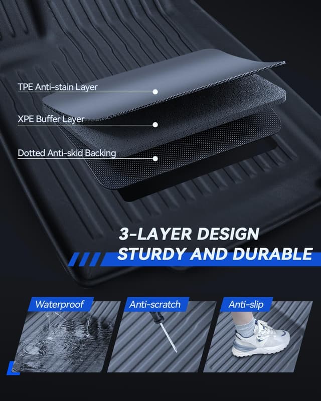 Thumbnail 6 de LANTU Tappetini 9 Pezzi Model Y 2025-26 Juniper