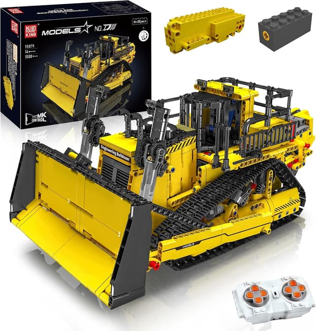 Thumbnail 6 de Mould King 17054 Bulldozer télescopique télécommandé 🚜