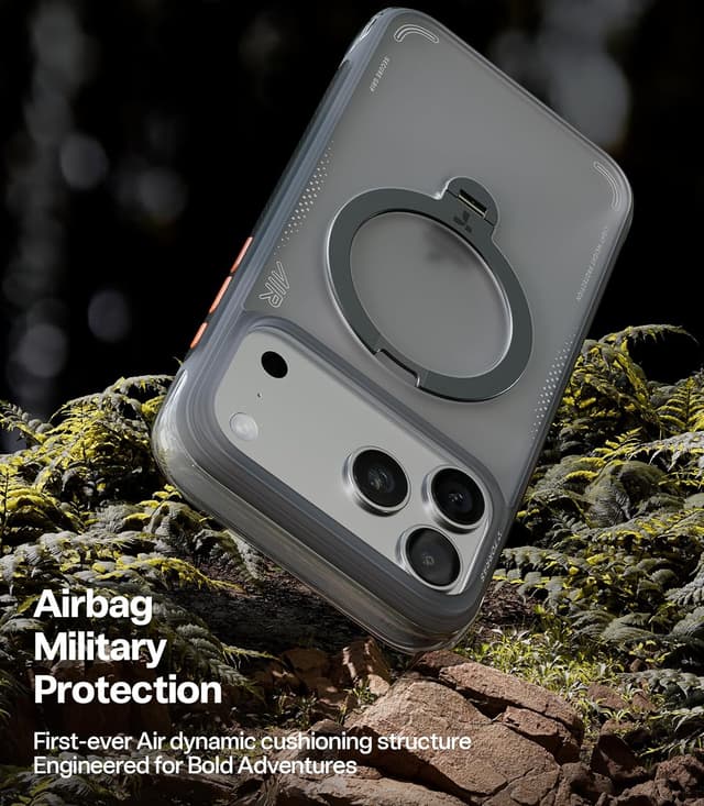 Detalle de TORRAS Ostand Q3 Air iPhone 17 Pro Max Case 6.9