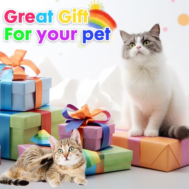 Detalle de Pinkgarden Thick Natural Sisal Cat Scratching Post Refill (2 Pack) – 15.7in Length, 4.5in Thick