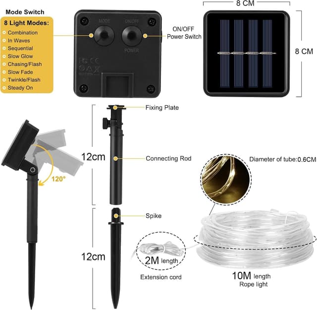 Thumbnail 1 de Auting 10M Catena Luci 100 LED 🎄