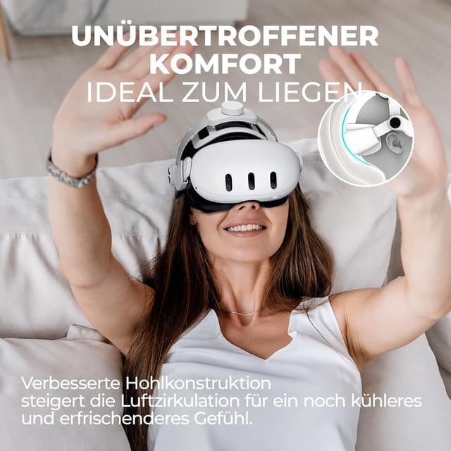 Thumbnail 2 de DESTEK QH3 Head Strap VR-Headsetpolster mit Druckfreiheit