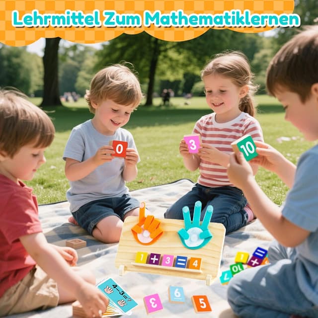 Detalle 2 de Montessori Lernspielzeug aus Holz ab 3 Jahren