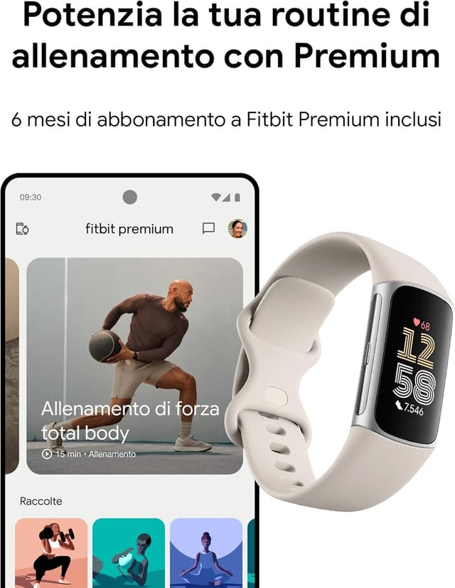 Thumbnail 6 de Fitbit Charge 6 activity tracker 7 giorni
