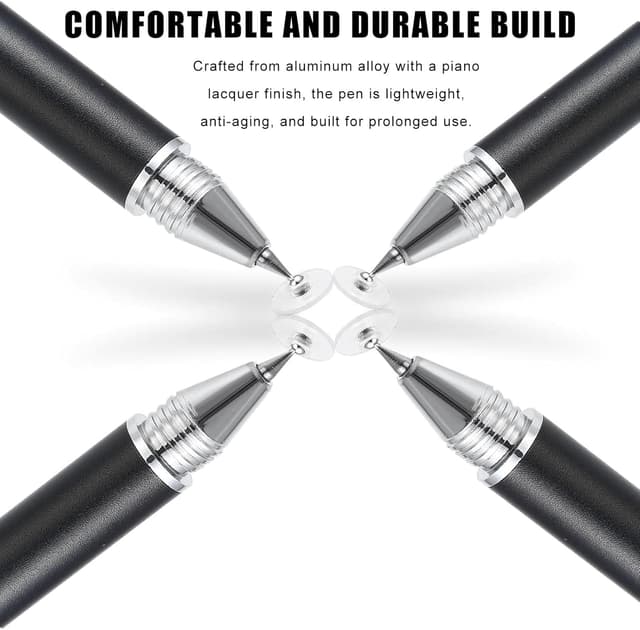 Detalle 2 de INF 2-in-1 Eingabestift Stylus Pen mit Schreibfunktion – schwarz