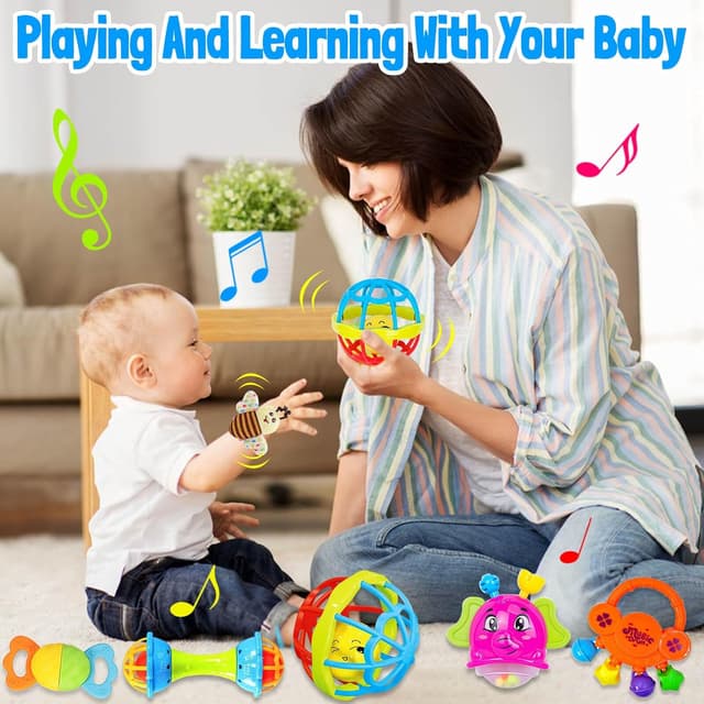 Thumbnail 3 de Baby Rattles Teethers Set 18pcs