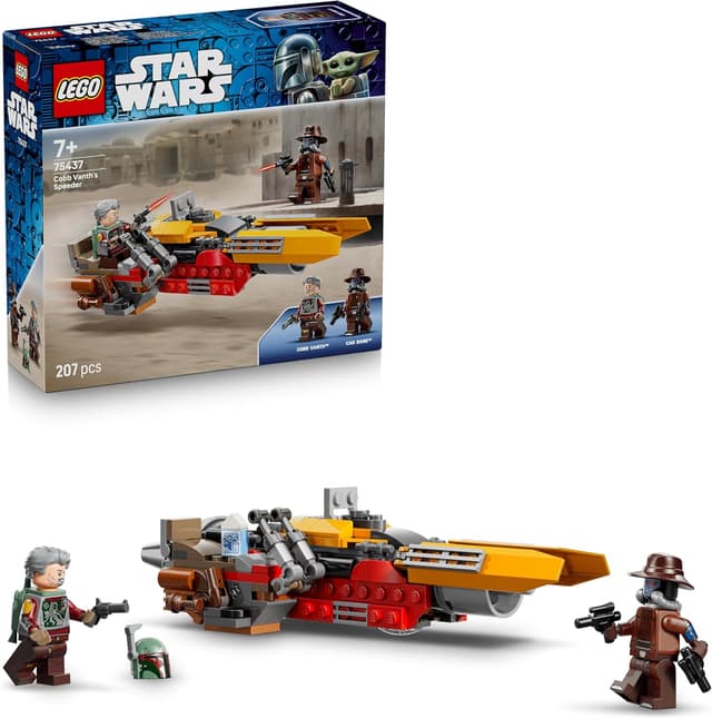 Detalle de LEGO Star Wars 75437 Cobb Vanth’s Speeder set (incl. minifigures, blasters & jetpack)