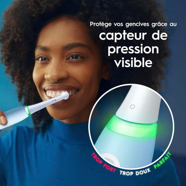 Thumbnail 4 de Oral-B iO 3 Bleu Brosse à Dents Électrique