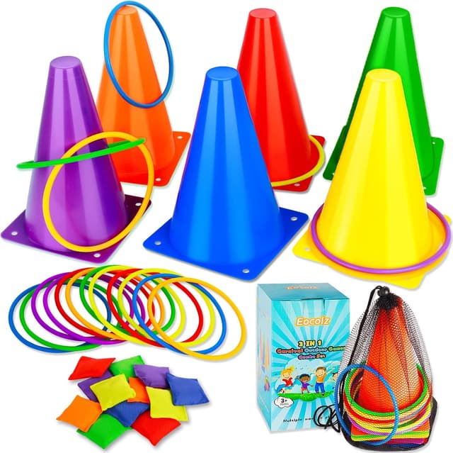 Detalle de Eocolz 3 in 1 Carnival Games Set 32 pcs