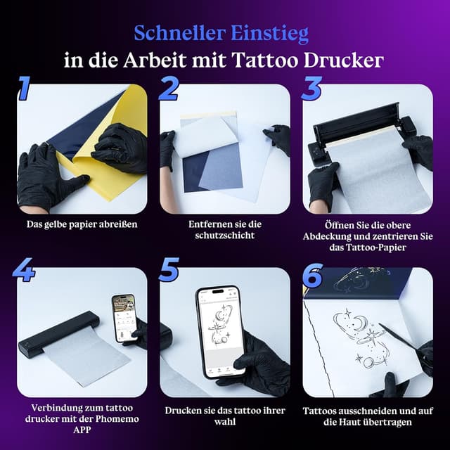 Thumbnail 6 de Itari A886 Tattoo Stencil Drucker Bluetooth