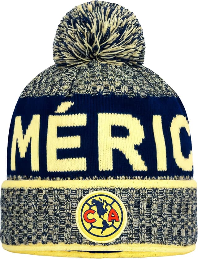 Detalle de Icon Sports Officially Licensed Club América Beanie (Unisex Adult)
