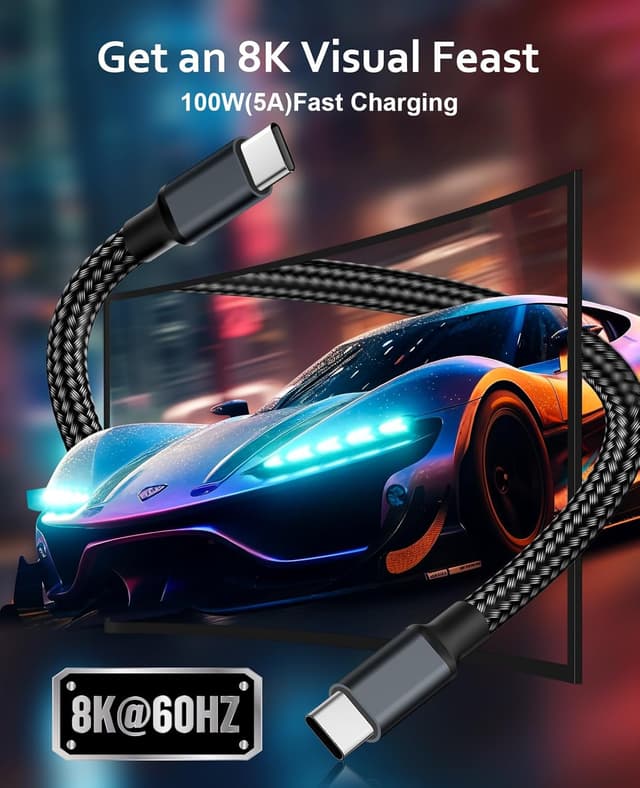 Detalle 2 de Magtame USB 4 Cable 240W, 2.3ft