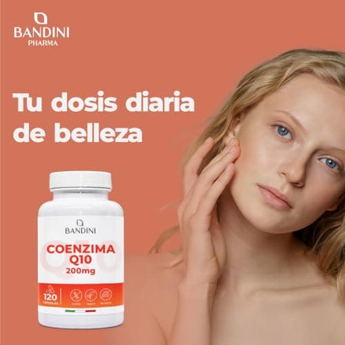 Thumbnail 1 de Bandini® Coenzima Q10 200mg 🍃 Antioxidante Natural, 120 Cápsulas