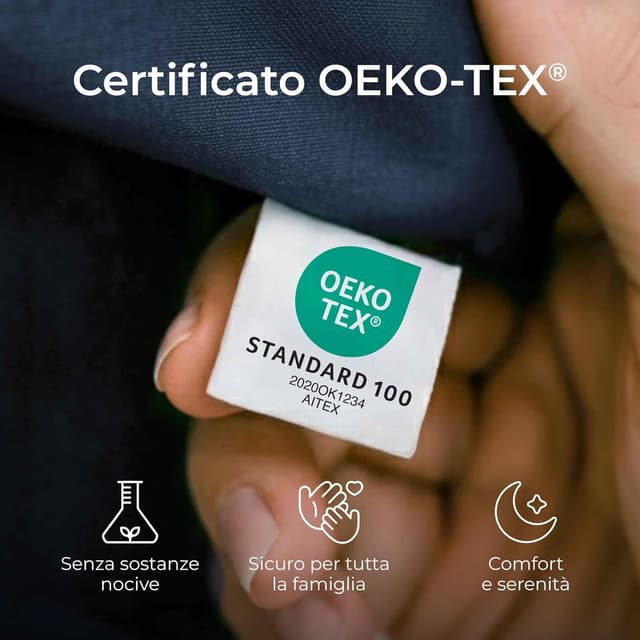 Detalle de Dreamzie Federe 60x60 cotone rinforzato