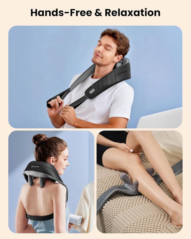 Detalle 2 de COMFIER 4D neck massager with heat