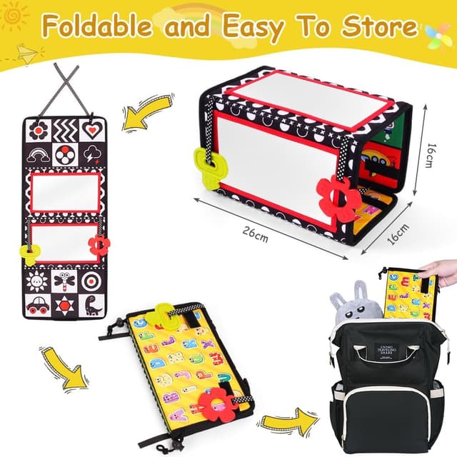 Detalle de Vicloon Tummy Time Mirror Toy for Babies