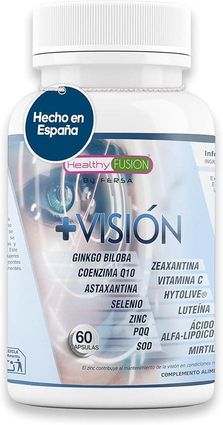 Imagen de Healthy Fusion Más Visión 60 cápsulas — Suplemento ocular en OfertitasTOP