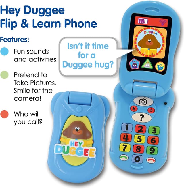 Thumbnail 3 de Hey Duggee Flip & Learn Toy Phone