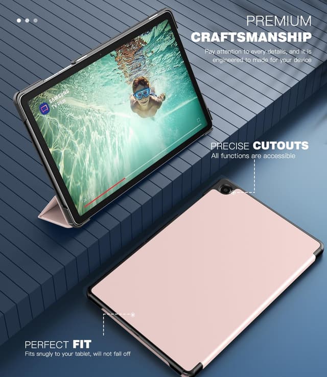 Thumbnail 2 de Coque TiMOVO pour Galaxy Tab A9+ 11", rose clair ⚙