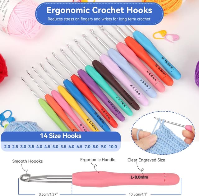 Thumbnail 2 de Reessy Crochet Kit Complete Starter Set