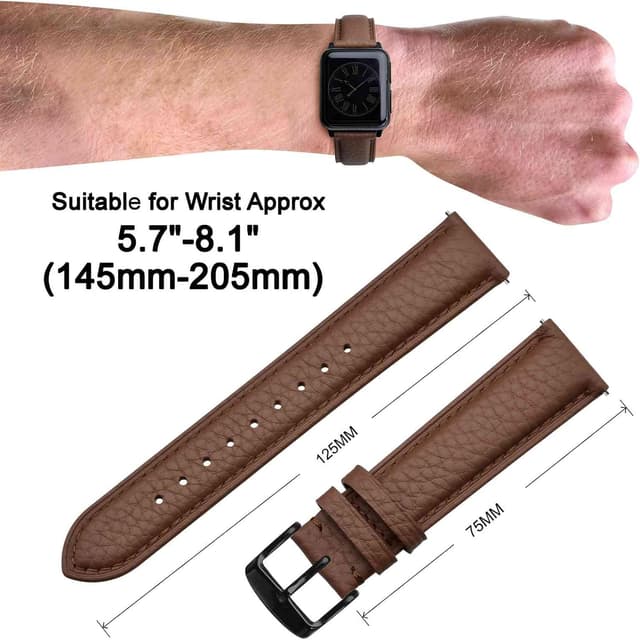 Thumbnail 2 de ANNEFIT Cinturino imbottito pelle 16–22 mm