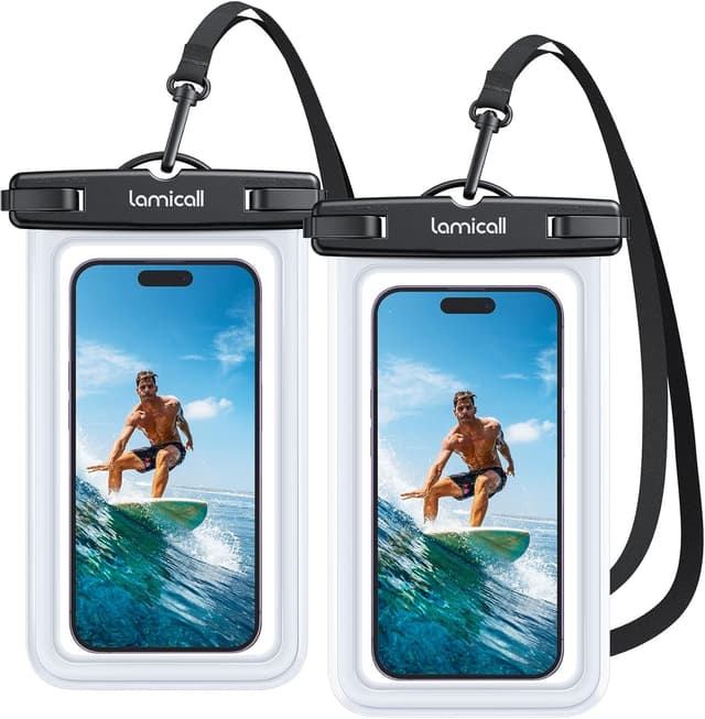 Detalle de Lamicall Waterproof Phone Pouch Case 2-pack