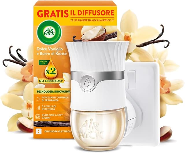 Imagen de Air Wick Diffusore Elettrico Oli Essenziali 120 giorni en OfertitasTOP