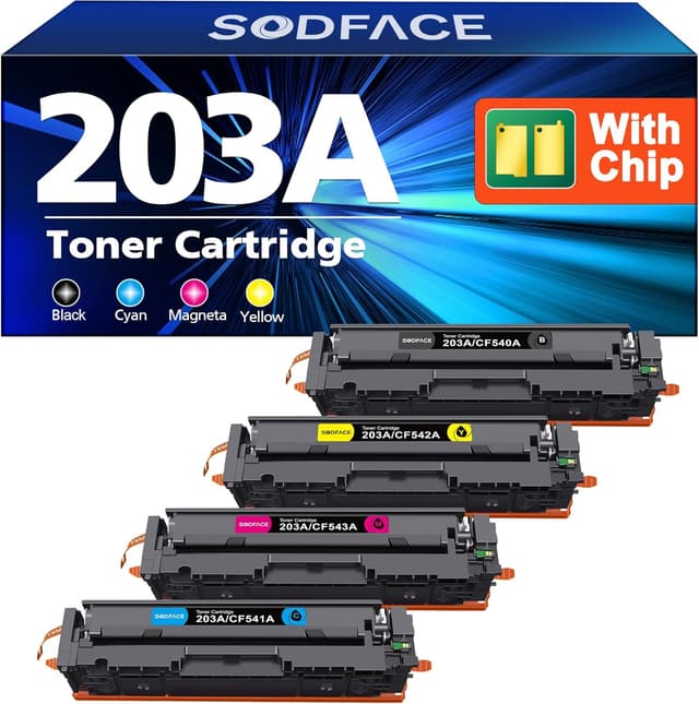 Detalle de SODFACE 203A Toner 4er-Pack für HP