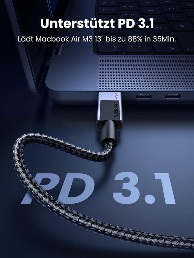 Thumbnail 2 de UGREEN 240W USB C Kabel PD 3.1