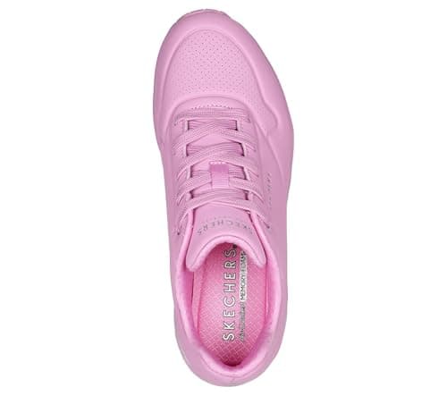 Thumbnail 2 de Skechers Uno Zapatillas Mujer Pink Durabuck Mesh 👟