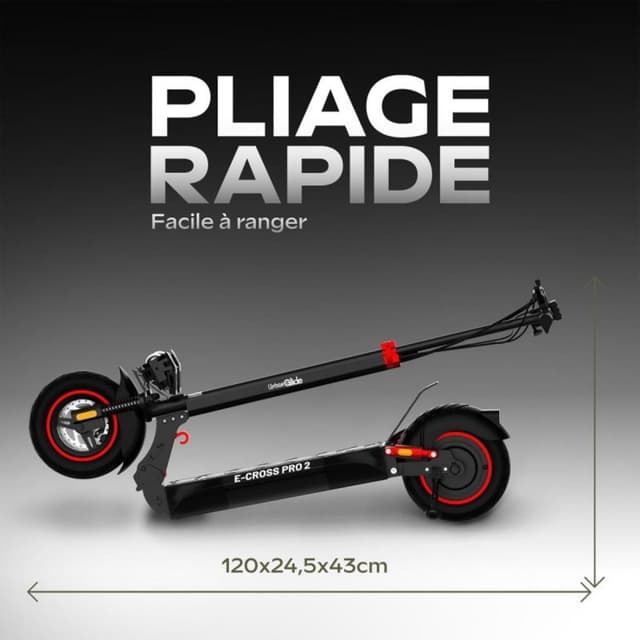 Detalle de urbanglide eCross Pro 2 800W 🛴