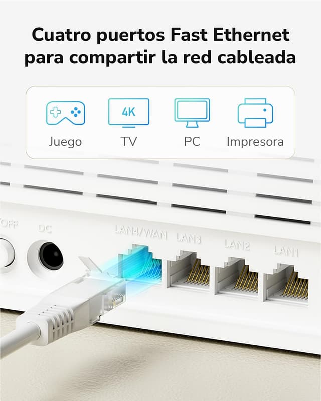 Thumbnail 5 de Cudy LT500E 4G LTE Router WiFi AC1200 con VPN y Antenas