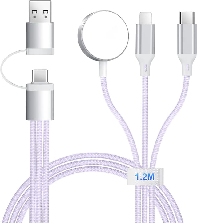 Thumbnail 2 de 3 in 2 Ladekabel 120 cm für iPhone und Watch