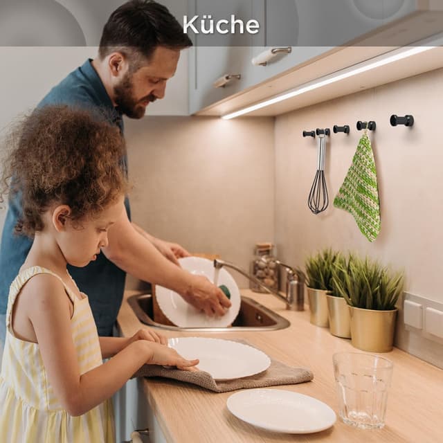 Thumbnail 2 de HAUSIST Wandhaken 3er Set Schwarz