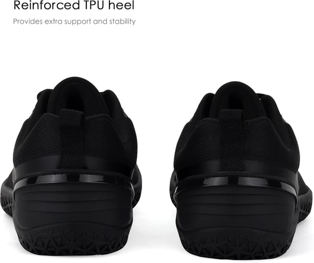 Detalle de ASITVO Wide Barefoot Shoes for Men — Zero-Drop Minimalist Gym Cross Trainers with Wide Toe Box