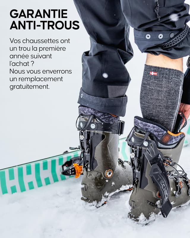 Thumbnail 3 de DANISH ENDURANCE Chaussettes de ski 1 paire