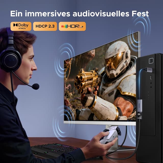 Thumbnail 5 de UGREEN DisplayPort zu HDMI Adapter 8K 60Hz