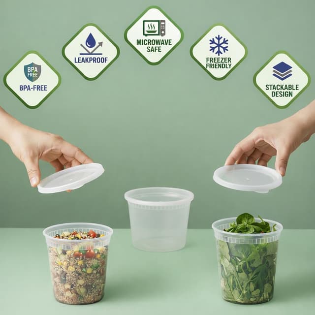 Detalle de JoyServe Deli Food Storage Containers ⚡