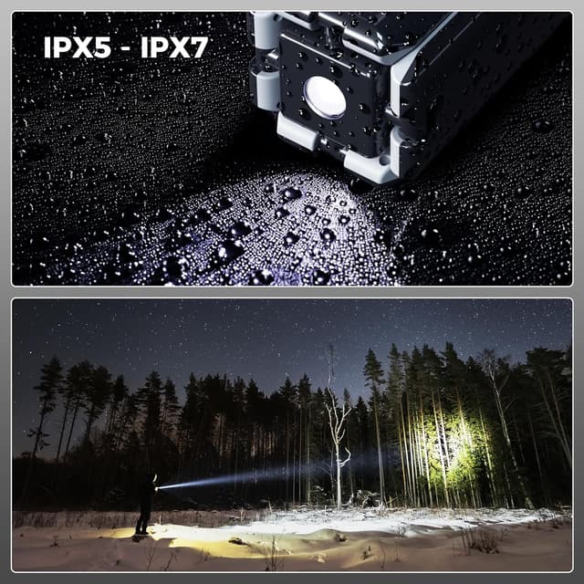 Detalle 2 de Clemas Telescopic Camping Lights Rechargeable 14,000 mAh – Magnetic, Dimmable LED Lanterns (6000LM, IPX5)