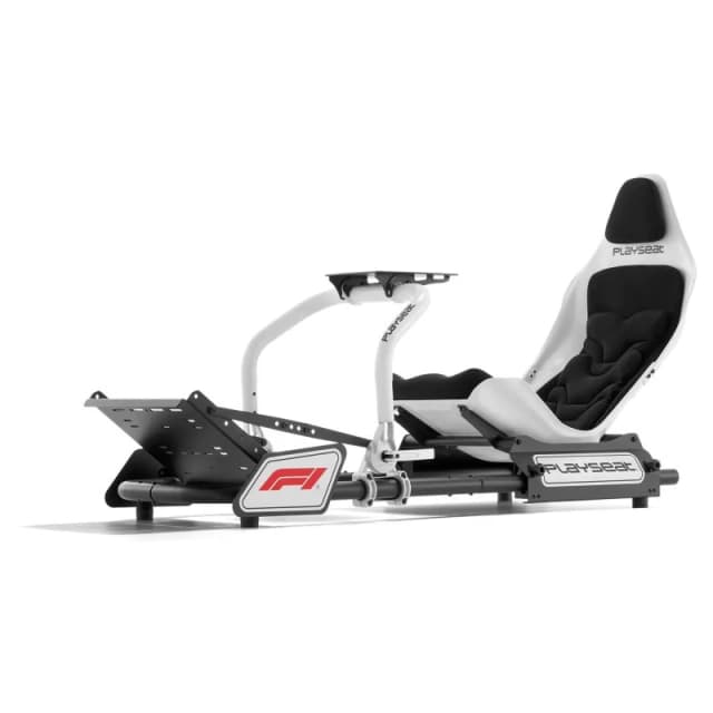Detalle de Playseat Formula Instinct F1 Edition asiento de carreras blanco