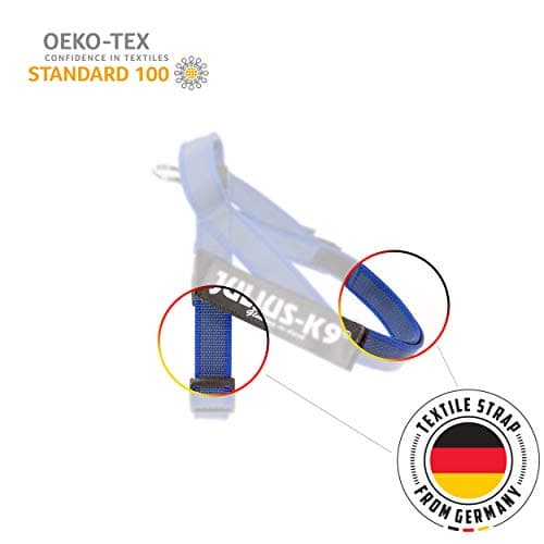 Detalle 2 de Julius-K9 Arnés para perro M, negro-gris 🐕