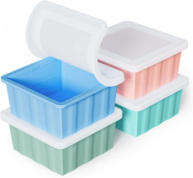 Detalle de Silicone Soup Freezer Tray 4-Pack