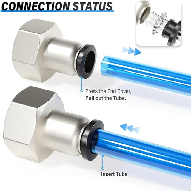 Detalle 2 de Push to Connect 8mm BSP fitting PCF8-02