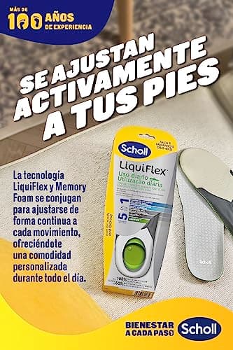 Thumbnail 3 de Scholl Plantillas LiquiFlex Mujer - Soporte Diario con Memoria 🦶