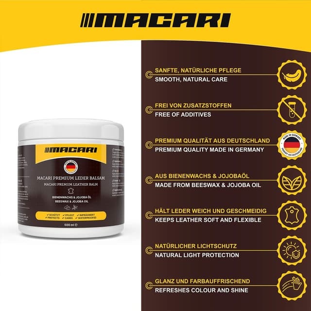 Thumbnail 2 de Macari Lederpflege 500ml Set