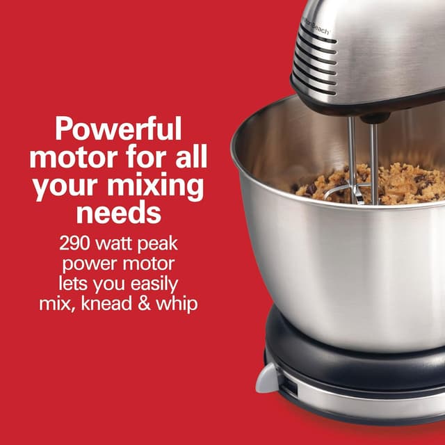 Thumbnail 4 de Hamilton Beach Classic Stand and Hand Mixer 290W