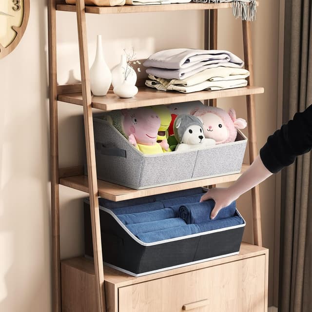 Detalle 2 de Homsorout Closet Organizer Bins 6 Pack