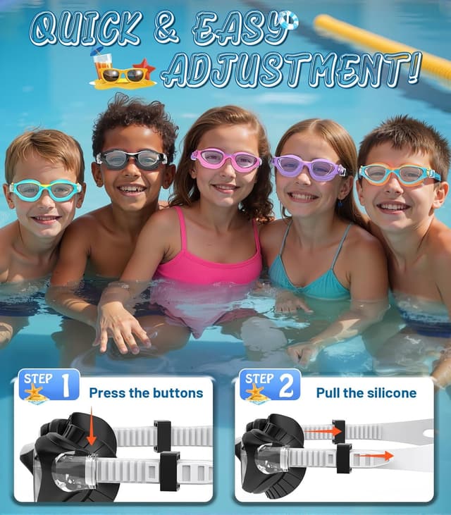 Detalle de HIGAHY Kinder Schwimmbrille für 6-14 Jahre