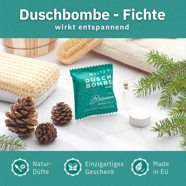 Detalle 2 de WALTZ 7 bombes de douche à l’épicéa